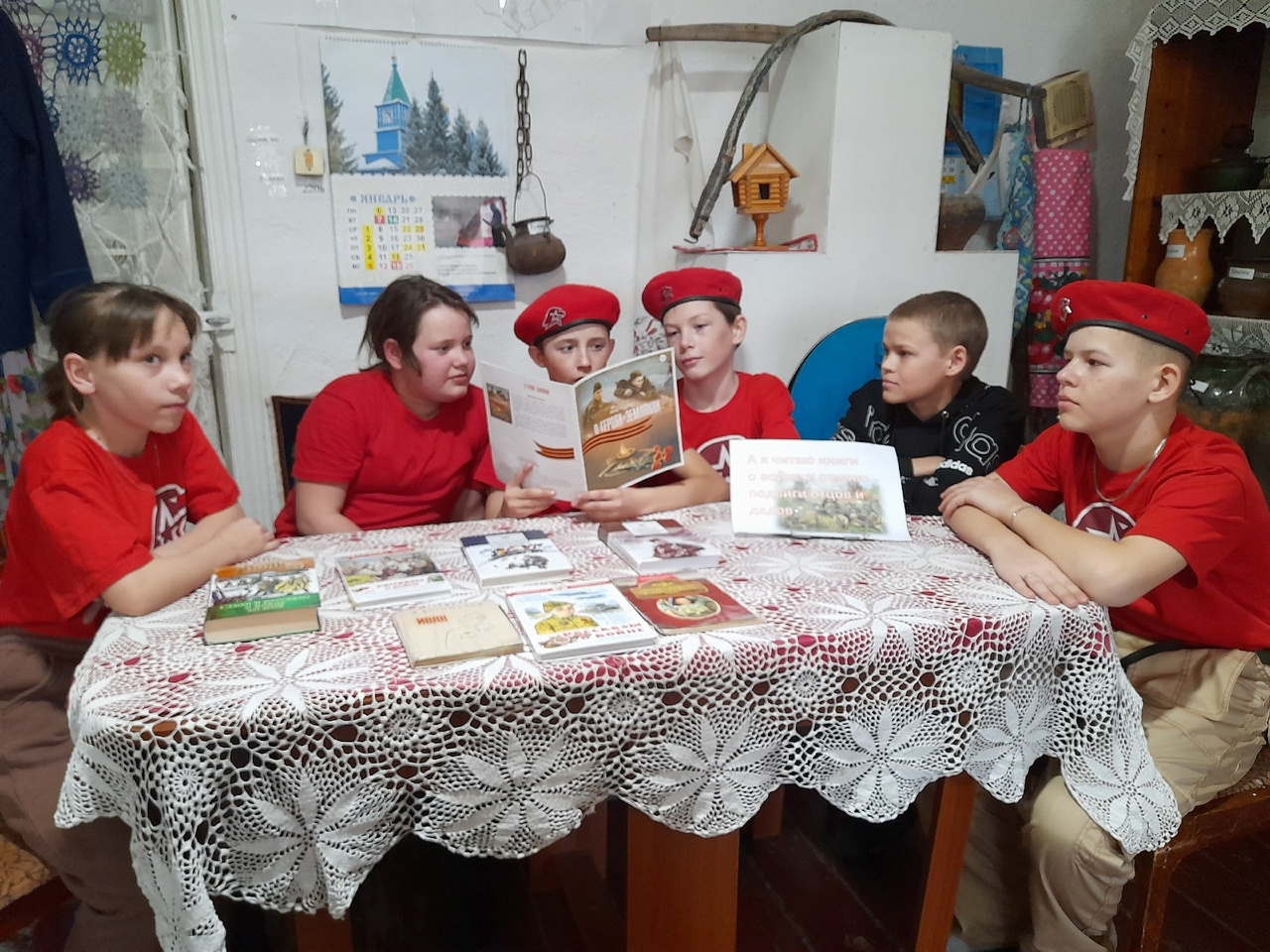 Посещение Памятинской сельской библиотеки.